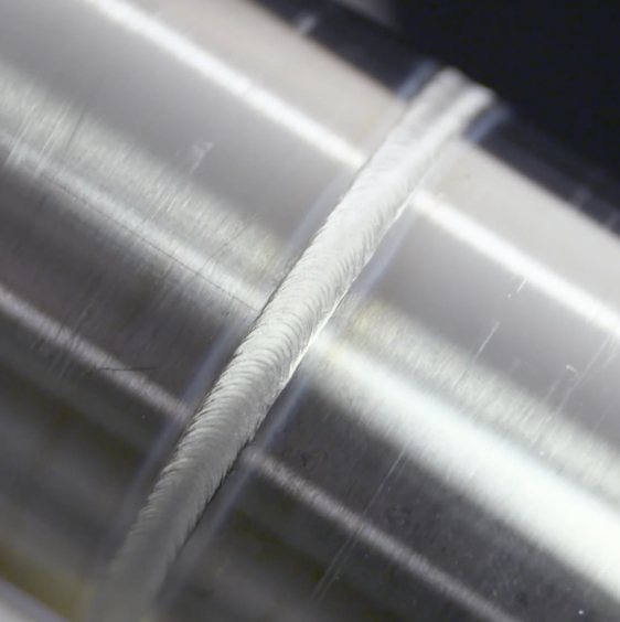 Automated orbital weld on SUS316L sanitary stainless steel pure water piping